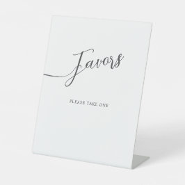 Pedestal Sign for bride shower. Sockelschild