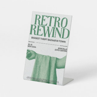 Pedestal Sign Sockelschild