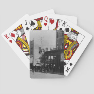 Pedestrians, cyclists, and horse-carriages spielkarten