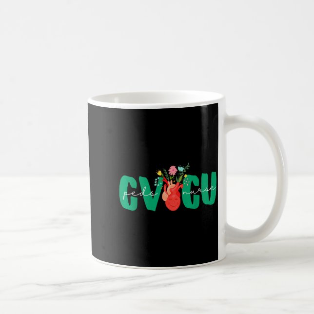 Pediatric Cvicu Nurse Cardiovascular Intensive Car Kaffeetasse (Rechts)