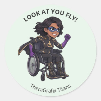 Pediatric Therapy Superhero Reward Sticker