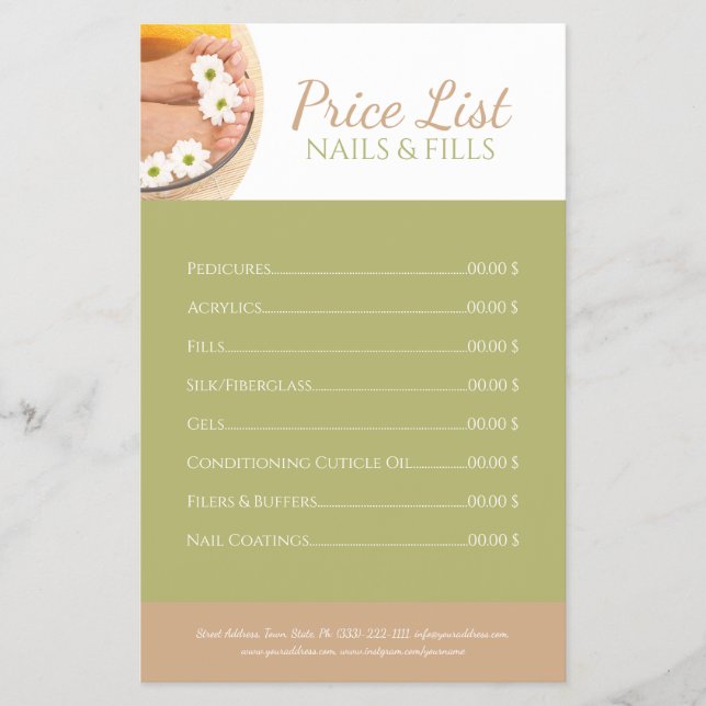 Pedicure Nail Pedicurist Feet Wellness-Center Cham Flyer (Vorne)