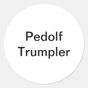 Pedolf Trumpler Hankamer Artjunkhaus Fun Comic Art Runder Aufkleber