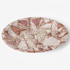 Pedra áspera em marrom claro cremoso pappteller