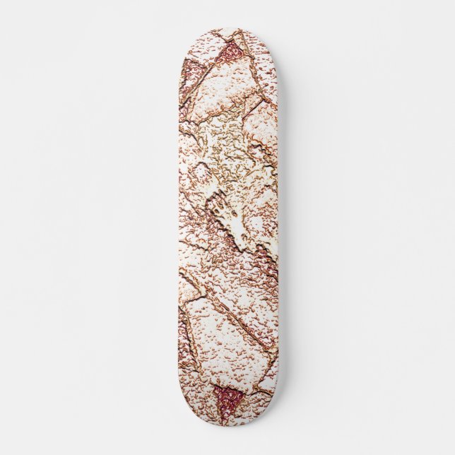 Pedra áspera em marrom claro cremoso skateboard (Vorne)