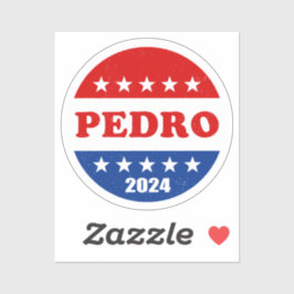 Pedro 2024 Bester Präsidentschaftskandidat Aufkleber