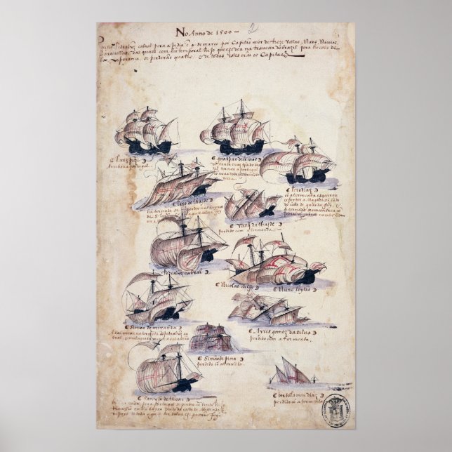 Pedro Alvares Cabral Poster (Vorne)