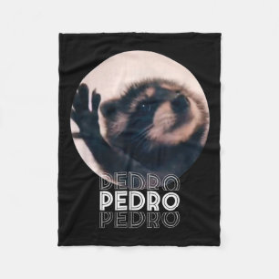 Pedro Racoon Dance Populäre Internet Meme Mapache Fleecedecke