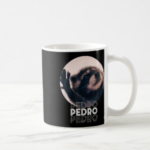 Pedro Racoon Dance Populäre Internet Meme Mapache Kaffeetasse