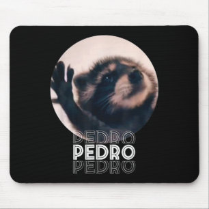 Pedro Racoon Dance Populäre Internet Meme Mapache Mousepad