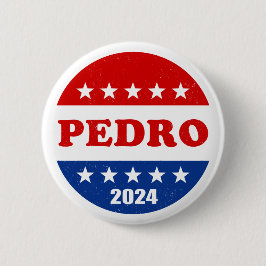 Pedro Voter Button 2024 Wahlen USA