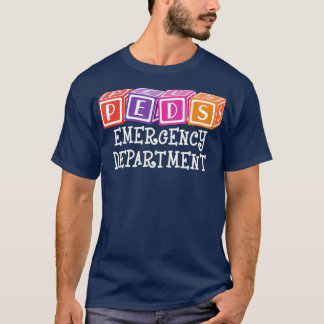 PEDS Emergency Department Nurse RN ER Pädiatrie T-Shirt