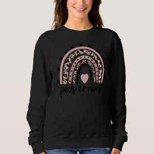 Peds Er Nurse Rainbow Pädiatrische Notfallversorgu Sweatshirt