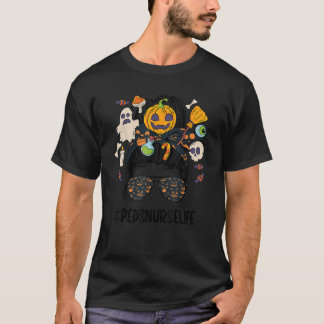 Peds Nurlife Spooky Peds NurHalloween Pediat T-Shirt