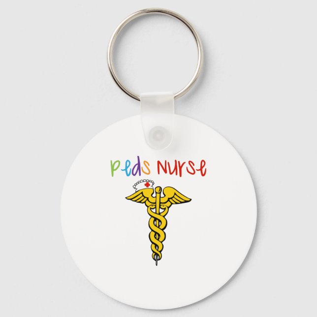 Peds Nurse Schlüsselanhänger (Vorderseite)