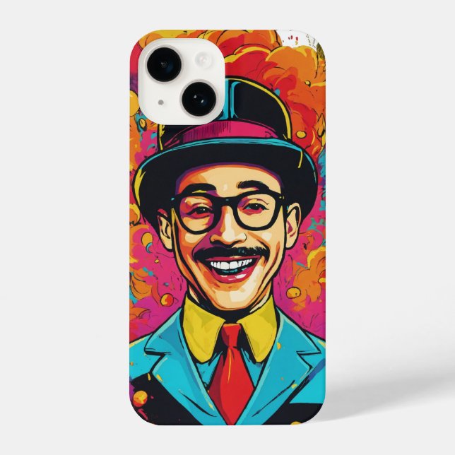 Pee Wee Herman iPhone 14 Slim Fit Case" iPhone 14 Hülle (Rückseite)