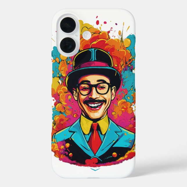 Pee Wee Herman iPhone 16 Barely There Case" iPhone 16 Hülle (Rückseite)
