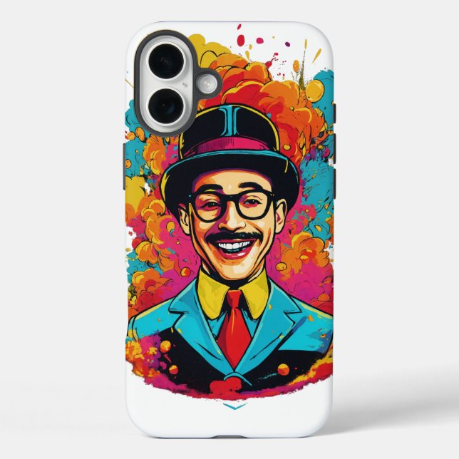Pee Wee Herman Laughing iPhone 16 Plus Tough Desig iPhone 16 Plus Hülle (Rückseite)