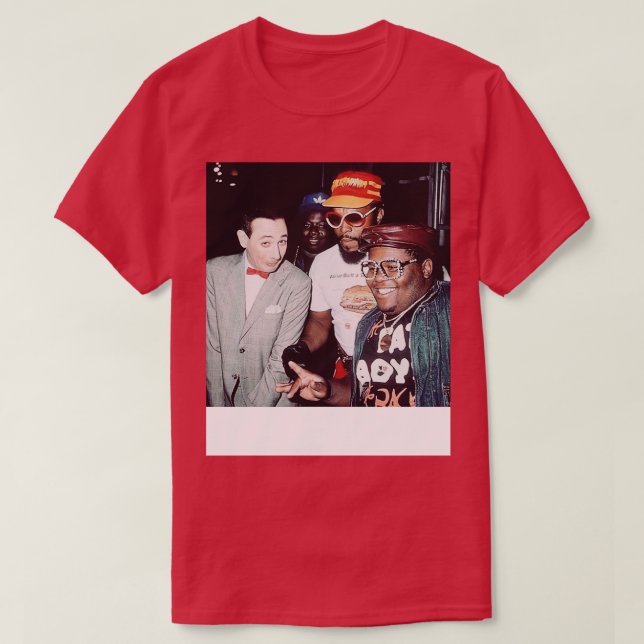 Pee Wee Herman mit T and The Fat Boys 1985 Long Sl T-Shirt (Design vorne)