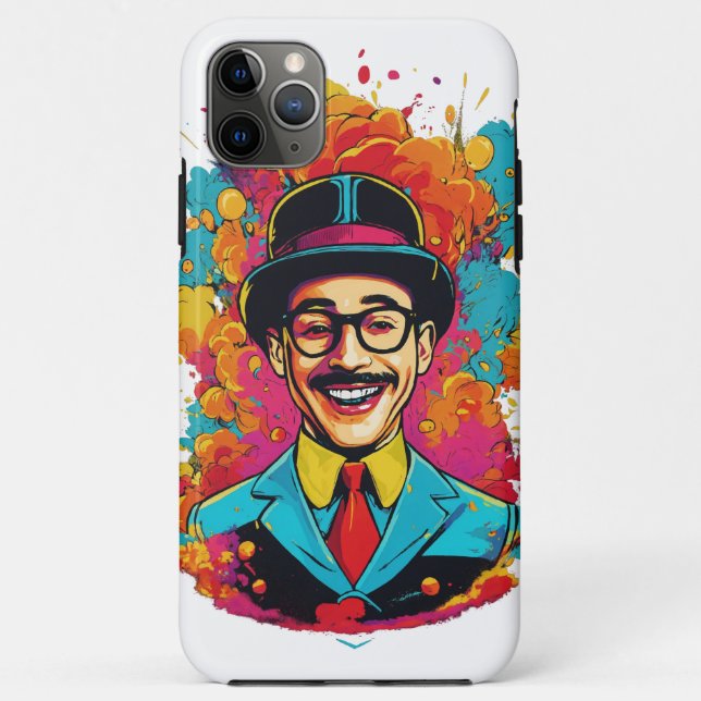 Pee Wee's Playful Pro Max" Case-Mate iPhone Hülle (Rückseite)