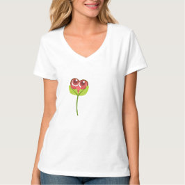peek a boo heart T-Shirt