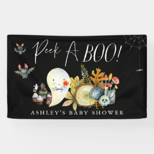 Peek-A-Boo Kleiner Geist Halloween-Baby-Party Banner