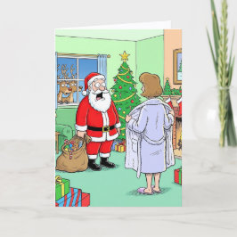 Peek-a-Boo Sleigh Karte