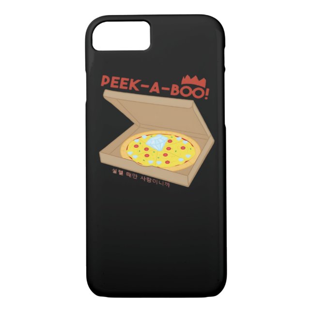 Peekabo Basic & Funny Design Case-Mate iPhone Hülle (Rückseite)