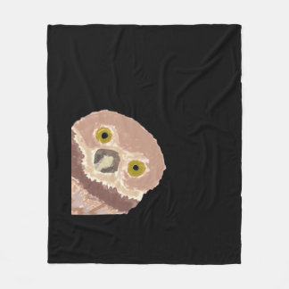 Peekabo Funny Design für Halloween Fleecedecke