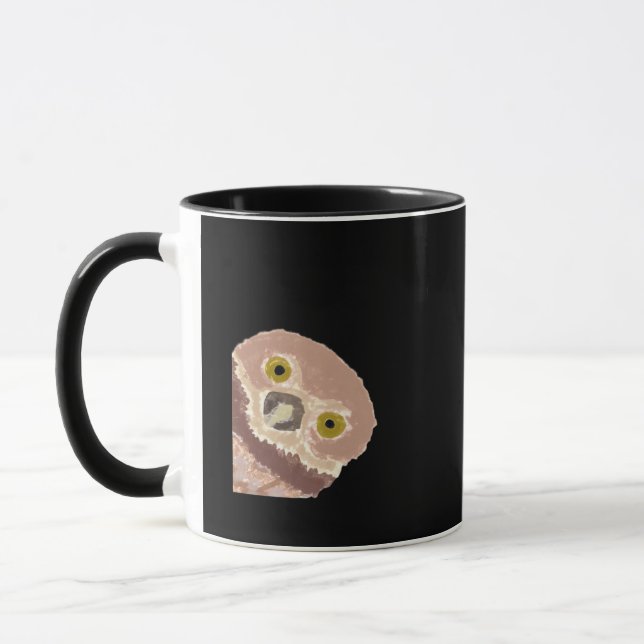 Peekabo Funny Design für Halloween Tasse (Links)