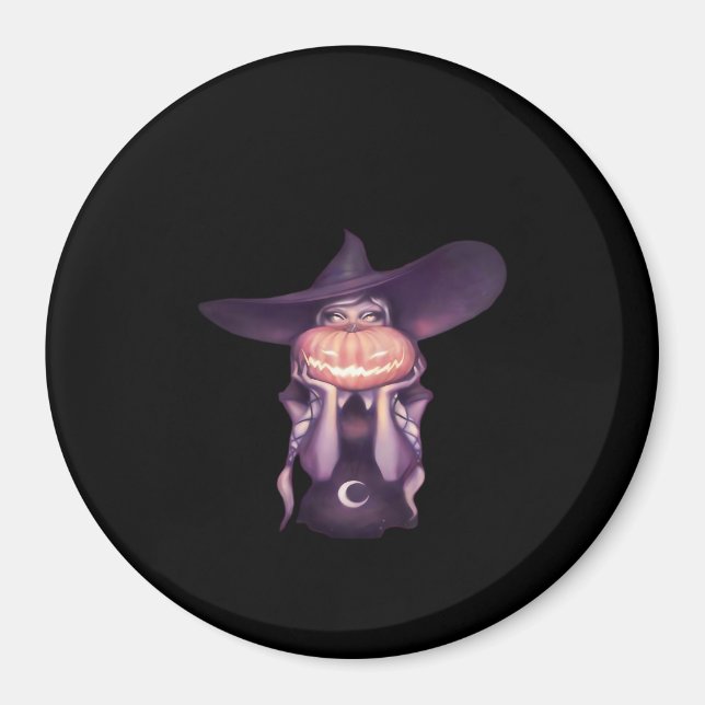 Peekabo Pumpkin Magnet (Vorne)