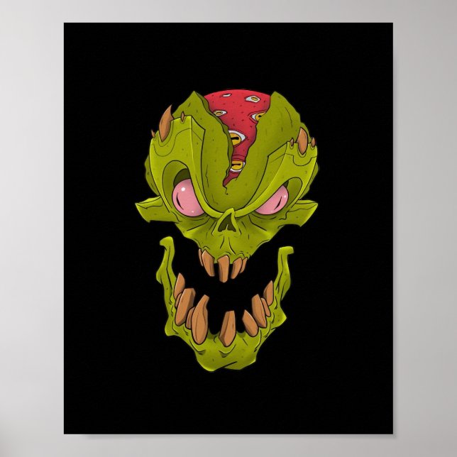 Peekabo Skull Poster (Vorne)