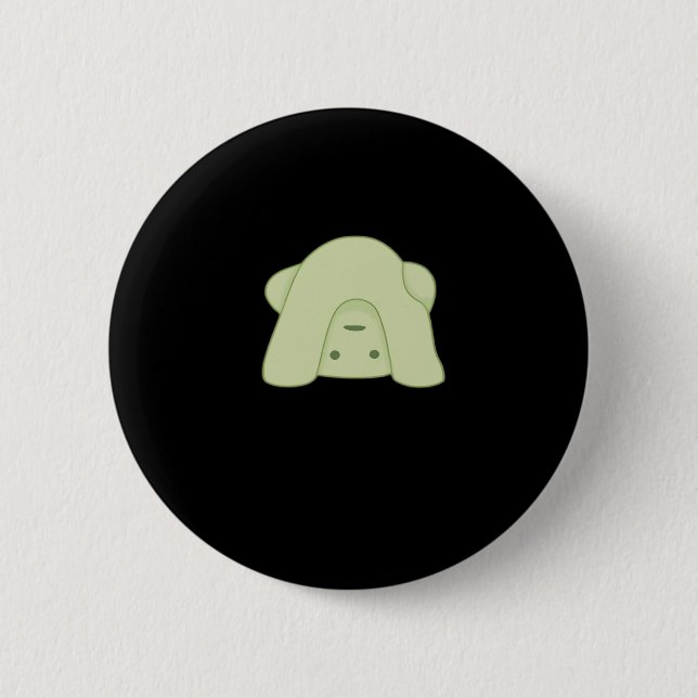 Peekabo Smiski Button (Vorderseite)