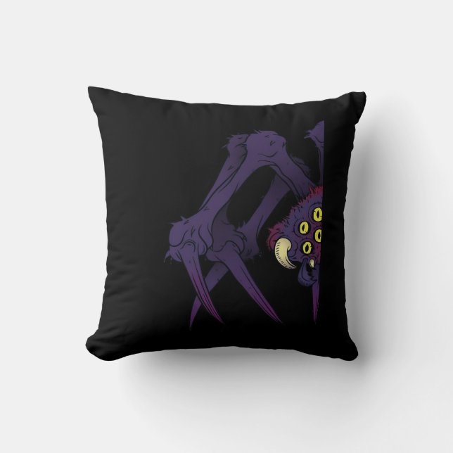 Peekabo Spider Kissen (Vorderseite)