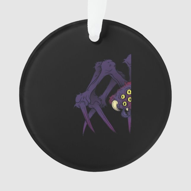 Peekabo Spider Ornament (Vorderseite)