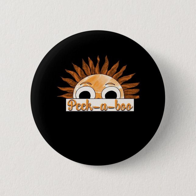 Peekabo Sunshine Button (Vorderseite)