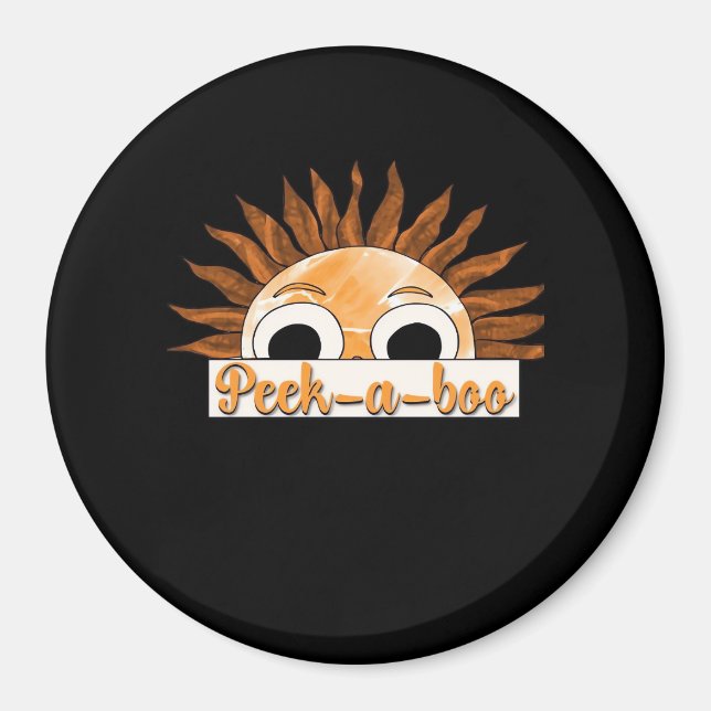 Peekabo Sunshine Magnet (Vorne)