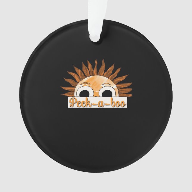 Peekabo Sunshine Ornament (Vorderseite)