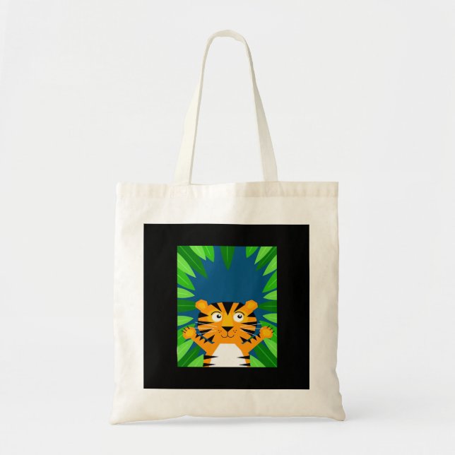 Peekabo Tiger Tragetasche (Vorne)