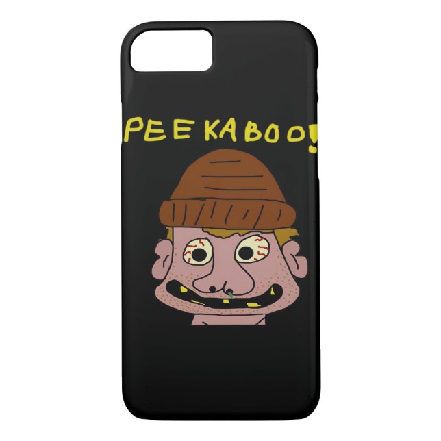 Peekabo Weird Man Case-Mate iPhone Hülle (Rückseite)