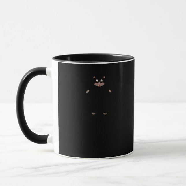 Peekabo (weiß) tasse (Links)