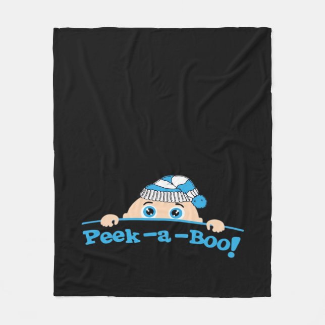 Peekaboo Angepasst Fleecedecke (Vorderseite)