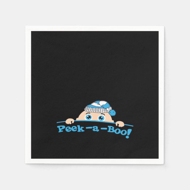 Peekaboo Angepasst Serviette (Vorderseite)