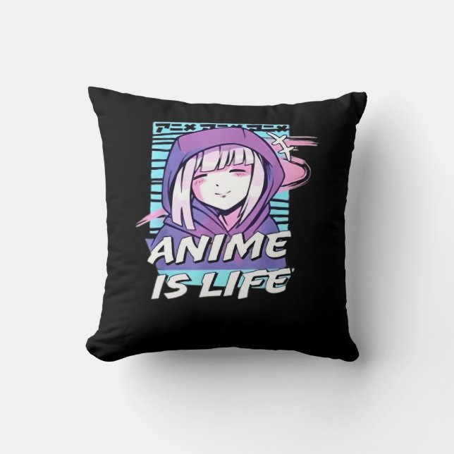 Peekaboo Anime Funny Kissen (Vorderseite)