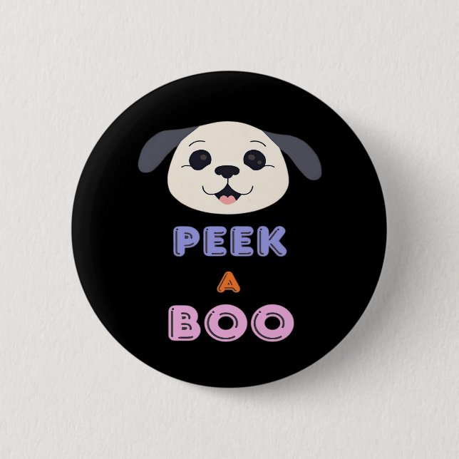 Peekaboo Basic Design Button (Vorderseite)