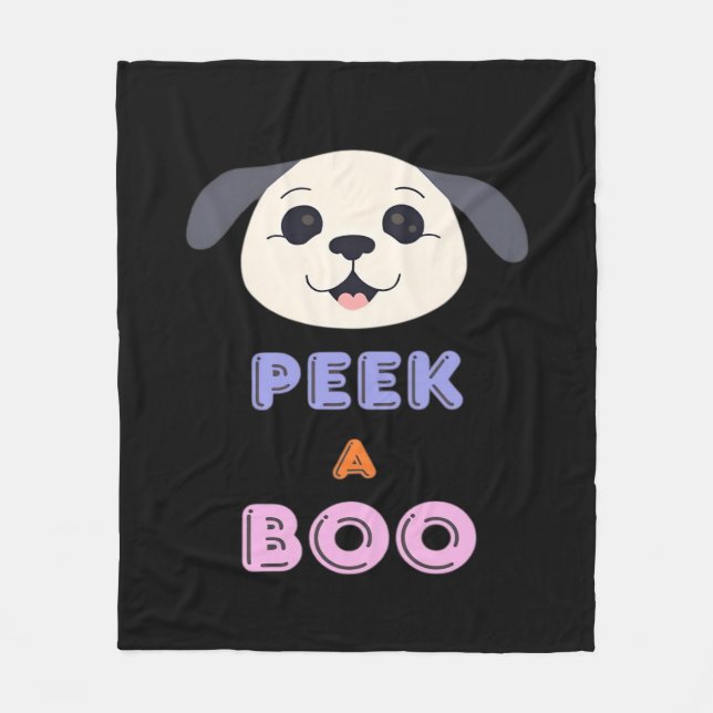 Peekaboo Basic Design Fleecedecke (Vorderseite)