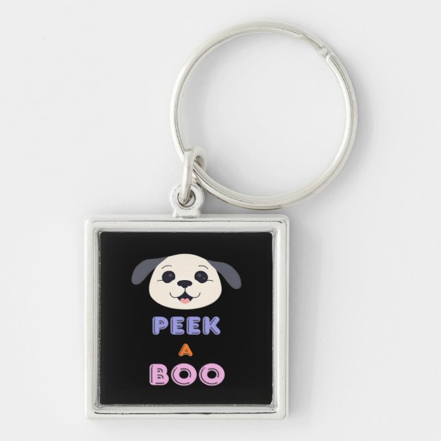 Peekaboo Basic Design Schlüsselanhänger (Vorne)