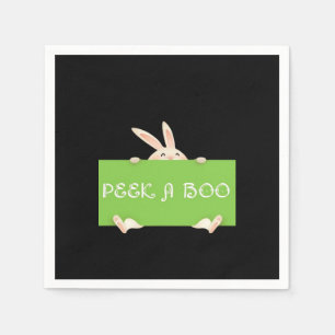 Peekaboo Bunny Serviette