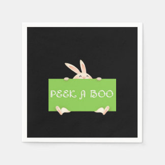 Peekaboo Bunny Serviette