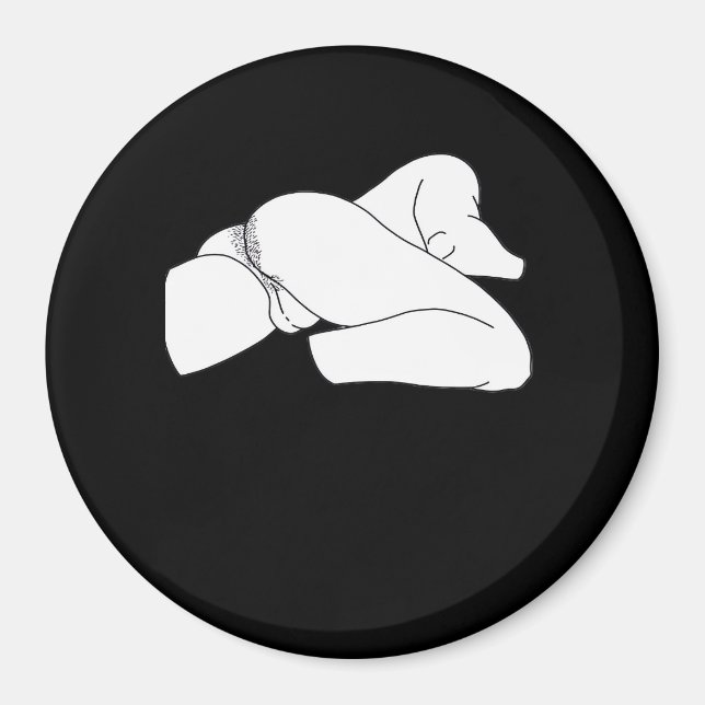 Peekaboo Classic Funny Magnet (Vorne)